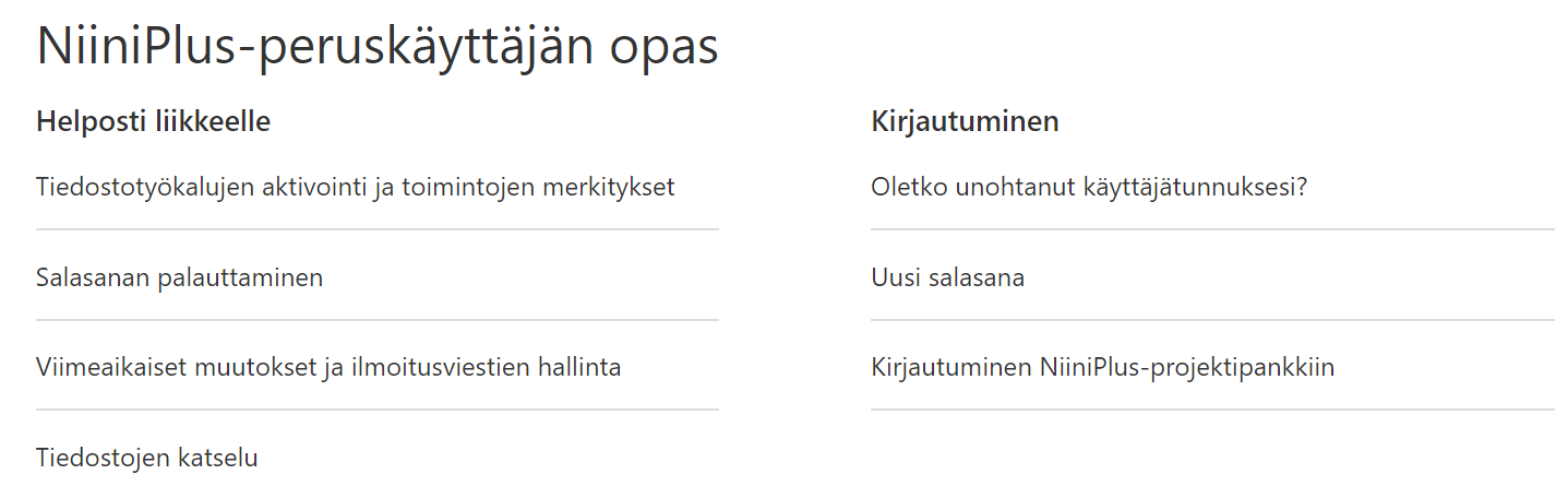 Tukikeskuksen käyttäminen – Tukikeskus